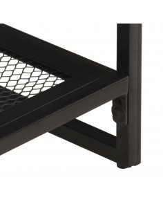 Tavolino da Salotto 110x60x35 cm in Legno Massello di Recupero