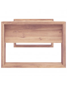 Tavolino da Salotto 110x60x40 cm in Legno Massello di Teak