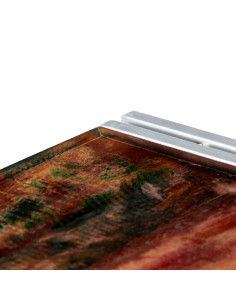 Tavolino da Caffè 120x60x35 cm in Legno Massello di Recupero