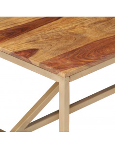 Tavolino da Caffè 120x60x40 cm in Legno Massello di Sheesham