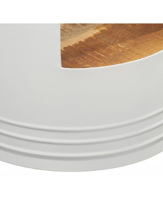 Tavolino da Caffè 43x55 cm in Legno Massello di Mango