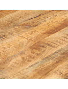 Tavolino da Caffè 60x60x35 cm in Legno Massello di Mango