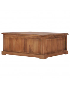 Tavolino da Caffè 68x68x30cm in Legno Massello di Teak