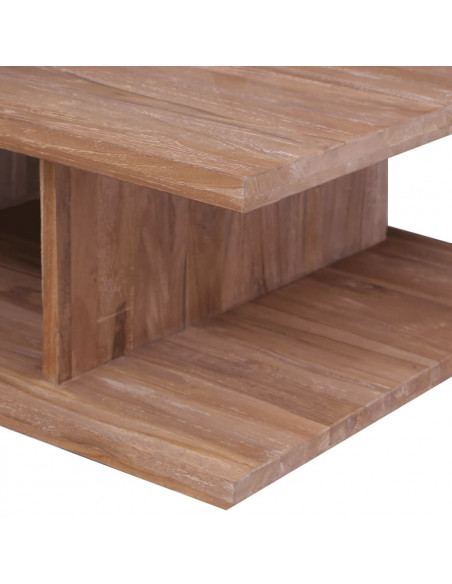 Tavolino da Caffè 70x70x30 cm in Legno Massello di Teak