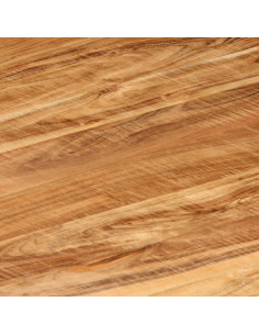 Tavolino da Caffè 75x75x35 cm in Legno Massello di Acacia