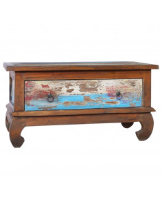 Tavolino da Caffè 80x50x40 cm in Legno Massello di Teak