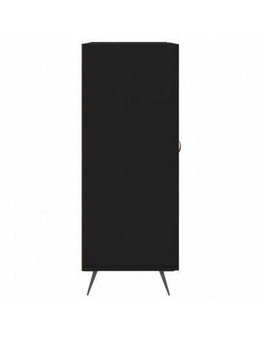 Credenza Nera 69,5x34x90 cm in Legno Multistrato