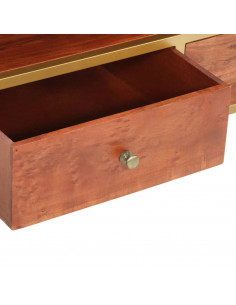 Tavolino da Caffè 90x50x40 cm in Legno Massello di Acacia