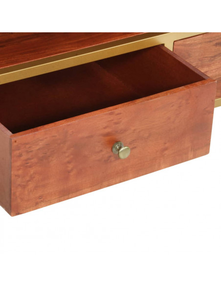 Tavolino da Caffè 90x50x40 cm in Legno Massello di Acacia