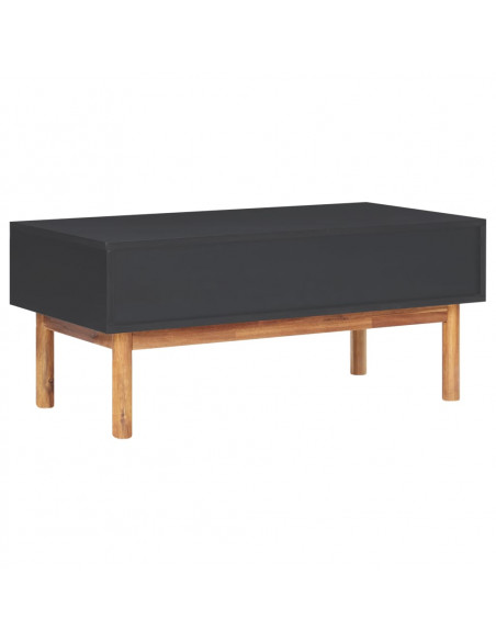 Tavolino da Caffè 90x50x40 cm in Legno Massello di Acacia e MDF