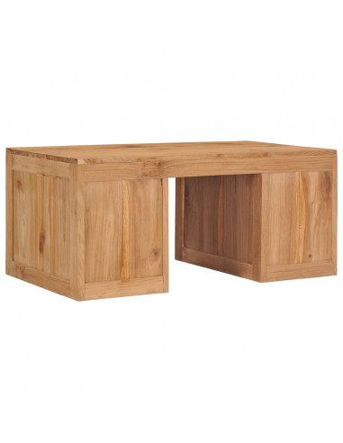 Tavolino da Caffè 90x50x40 cm in Legno Massello di Teak