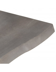 Tavolino da Caffè con Bordi Vivi 60x60x40 cm in Massello Acacia