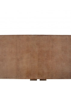Tavolino da Caffè in Legno Massello di Abete 91x51x38cm Marrone