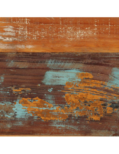 Tavolino da Caffè in Legno Massello Recuperato 120x60x40 cm