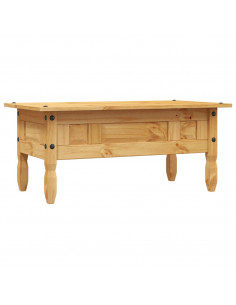 Tavolino da Caffé Legno Pino Messicano Corona Range 100x55x45cm