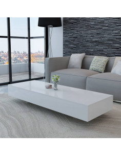 Tavolino da Caffè Lucido Bianco