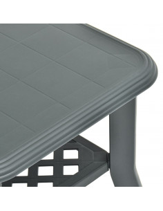 Tavolino da Caffè Verde 90x60x46 cm in Plastica