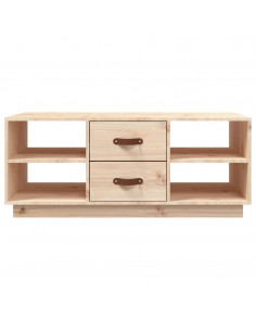 Tavolino da Salotto 100x50x41 cm Legno Massello di Pino