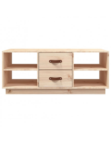 Tavolino da Salotto 100x50x41 cm Legno Massello di Pino