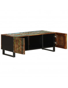 Tavolino da Salotto 100x55x40 cm in Legno Massello di Acacia