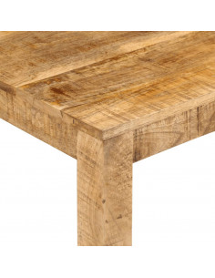 Tavolino da Salotto 100x55x40 cm in Legno Massello di Mango