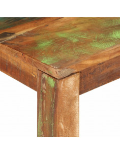 Tavolino da Salotto 100x55x40 cm in Legno Massello di Recupero