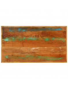 Tavolino da Salotto 100x55x45 cm in Legno Massello di Recupero