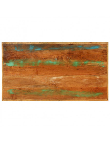Tavolino da Salotto 100x55x45 cm in Legno Massello di Recupero