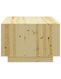 Tavolino da Salotto 110x50x33,5 cm in Legno Massello di Abete