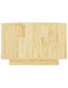 Tavolino da Salotto 110x50x33,5 cm in Legno Massello di Pino