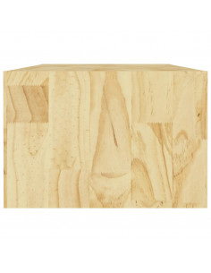 Tavolino da Salotto 110x50x34 cm Legno Massello di Pino