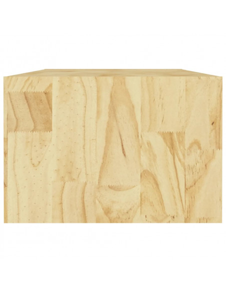 Tavolino da Salotto 110x50x34 cm Legno Massello di Pino