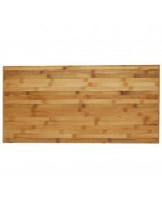 Tavolino da Salotto 110x55x35 cm in Bambù