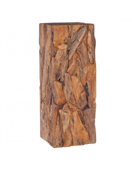 Tavolino da Salotto 30x30x80 cm in Legno Massello di Teak