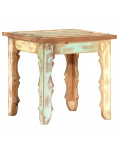 Tavolino da Salotto 40x40x40 cm in Legno Massello di Recupero