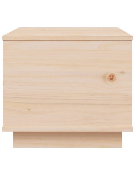 Tavolino da Salotto 40x50x35 cm in Legno Massello di Pino