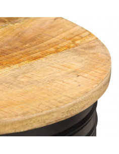 Tavolino da Salotto 43x55 cm in Legno Massello di Mango