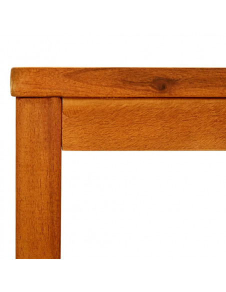 Tavolino da Salotto 50x35x45 cm in Legno Massello di Acacia