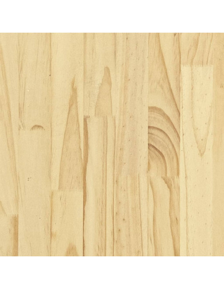 Tavolino da Salotto 50x50x33,5 cm in Legno Massello di Pino