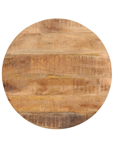 Tavolino da Salotto 54x54x35 cm Legno Massello Mango e Ferro