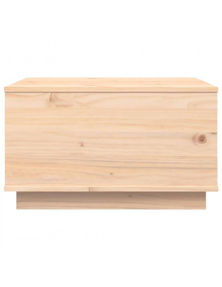 Tavolino da Salotto 60x50x35 cm in Legno Massello di Pino