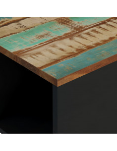 Tavolino da Salotto 60x50x35 cm in Legno Massello di Recupero