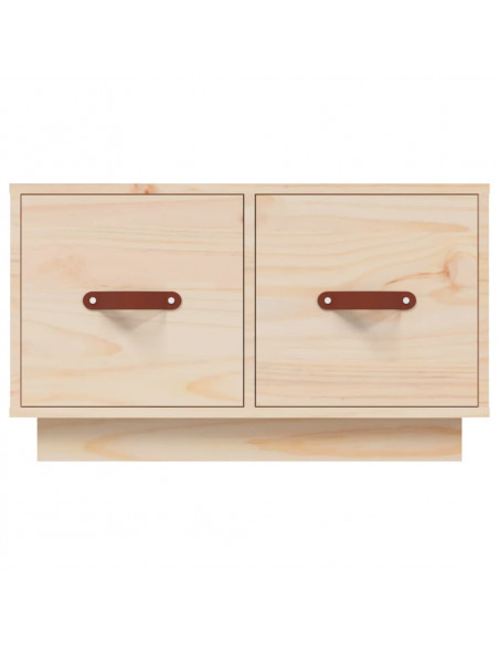 Tavolino da Salotto 60x53x35 cm in Legno Massello di Pino