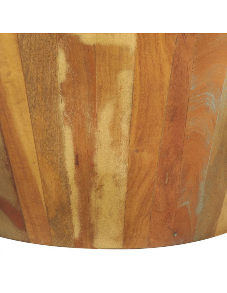 Tavolino da Salotto 65x31 cm in Legno Massello di Recupero
