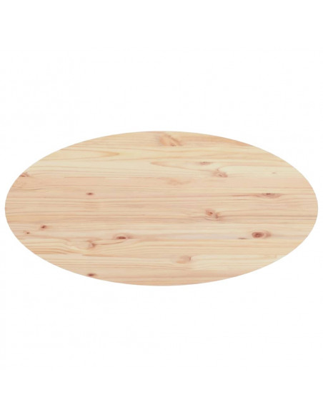 Tavolino da Salotto 80x40x35 cm in Legno Massello di Pino
