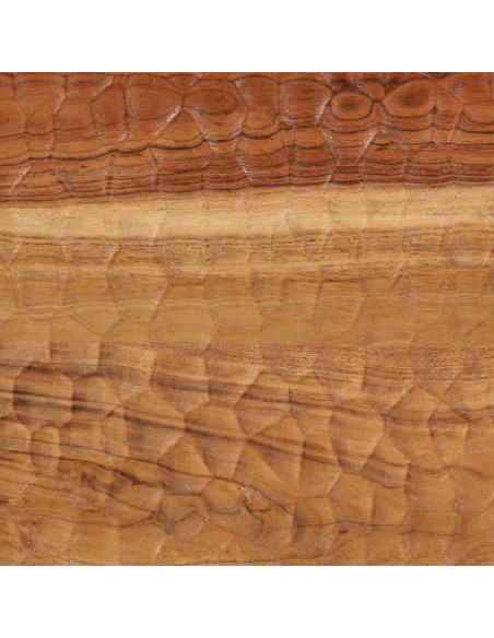 Tavolino da Salotto 80x50x40 cm Legno Massello di Acacia