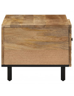 Tavolino da Salotto 80x50x40 cm Legno Massello di Mango