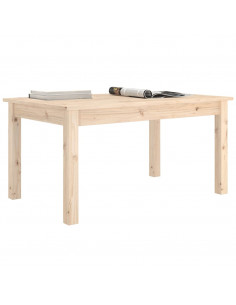 Tavolino da Salotto 80x50x40 cm Legno Massello di Pino