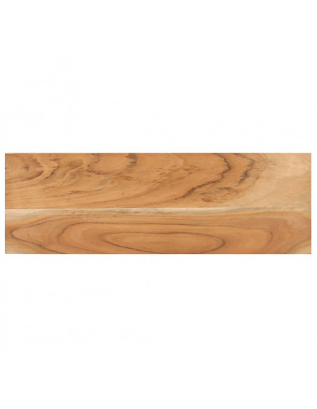 Tavolino da Salotto 90x30x40 cm in Legno Massello di Acacia