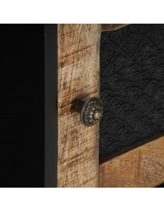 Tavolino da Salotto 90x50x35 cm in Legno di Mango Grezzo